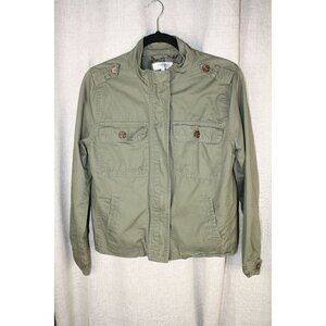 Charlotte Russe Women's Moto Army Green Jacket size Medium